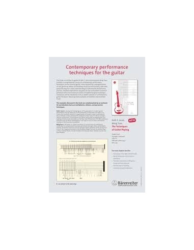 The techniques of guitar playing (incluye cd)