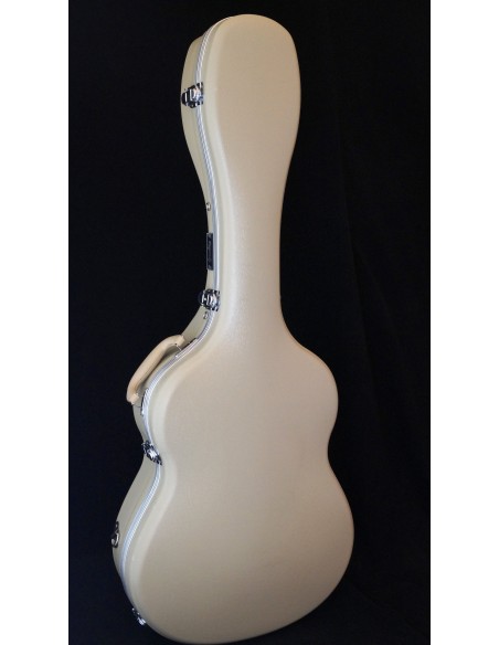Estuche guitarra clásica ABS marfil