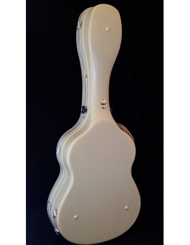 Estuche guitarra clásica ABS marfil