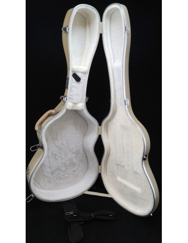 Estuche guitarra clásica ABS marfil