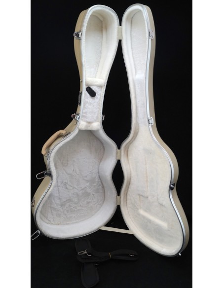 Estuche guitarra clásica ABS marfil