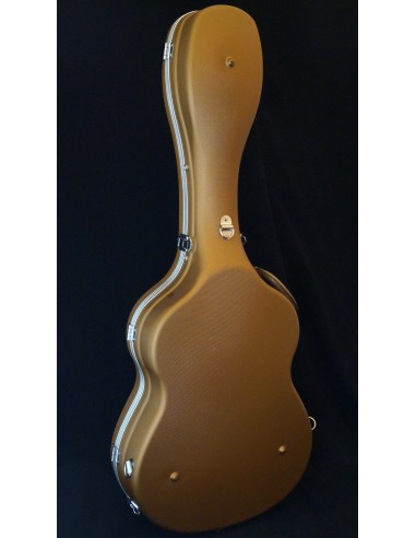 Estuche guitarra clásica ABS dorado