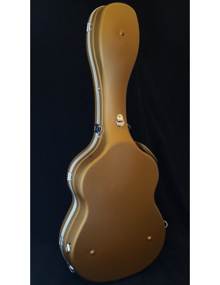 Estuche guitarra clásica ABS dorado