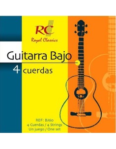 RC Strings Guitarra Bajo - 4 Cuerdas