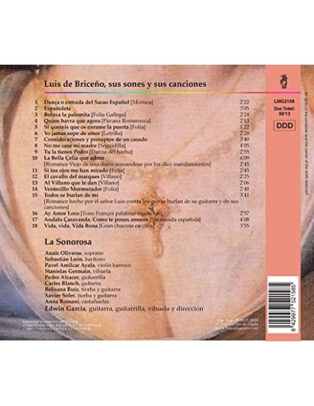 ¡Vida Bona!. Luis de Briceño, sus sones y sus canciones.