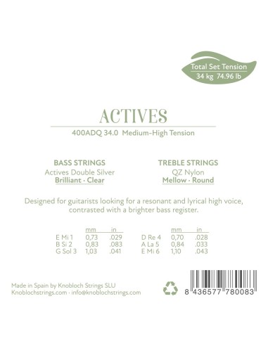 Actives - QZ Nylon - 400 ADQ - MHT