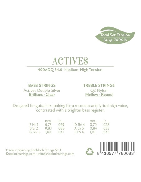 Actives - QZ Nylon - 400 ADQ - MHT