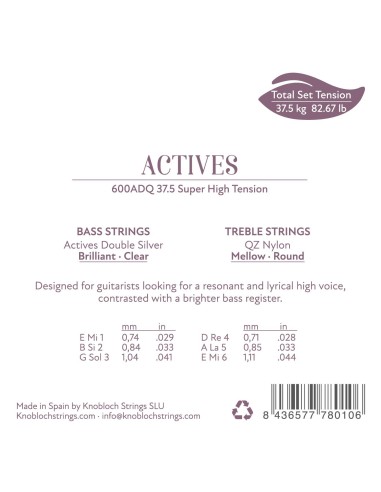 Actives - QZ Nylon - 600 ADQ - SHT