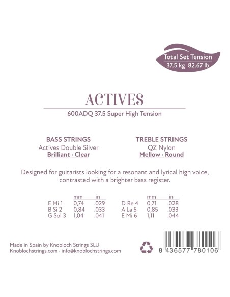 Actives - QZ Nylon - 600 ADQ - SHT