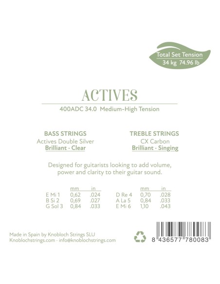 Actives - CX Carbon - 400 ADC - MHT