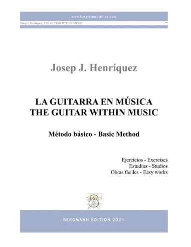 La guitarra en música. Método básico