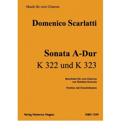 Sonata A-Dur K 322 und K323