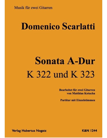 Sonata A-Dur K 322 und K323