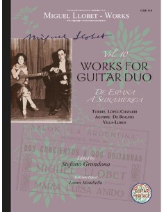 Vol .10 Works for guitar duo - De España a Suramérica
