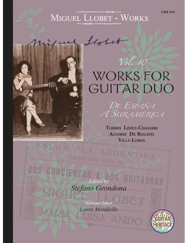 Vol .10 Works for guitar duo - De España a Suramérica