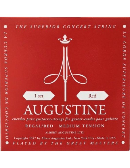 Augustine Regal Red - Media