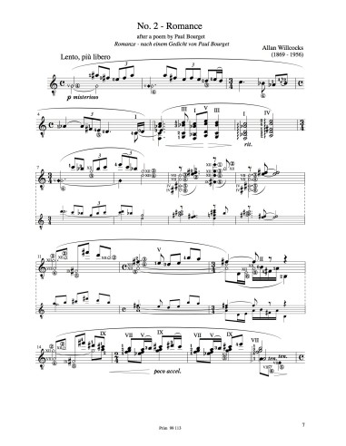 12 impressionistic Sketches for guitar