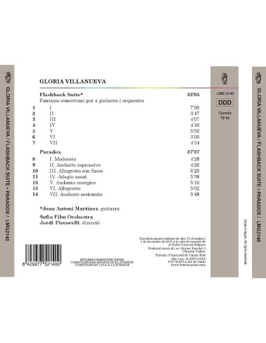 Gloria Villanueva. Flashback Suite - Paradox