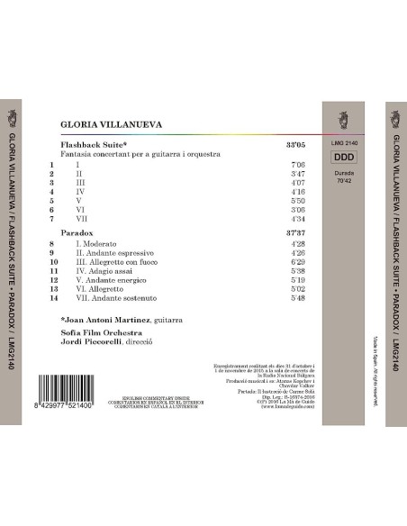 Gloria Villanueva. Flashback Suite - Paradox