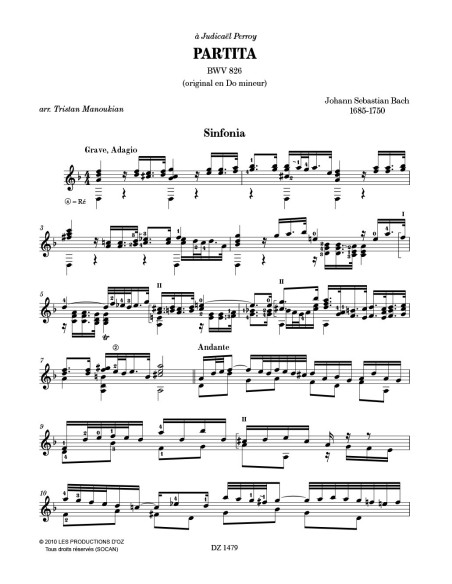Partita BWV 826