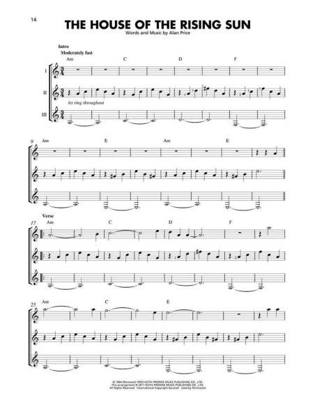 Easy Pop Songs. Essential Elements Guitar Ensembles