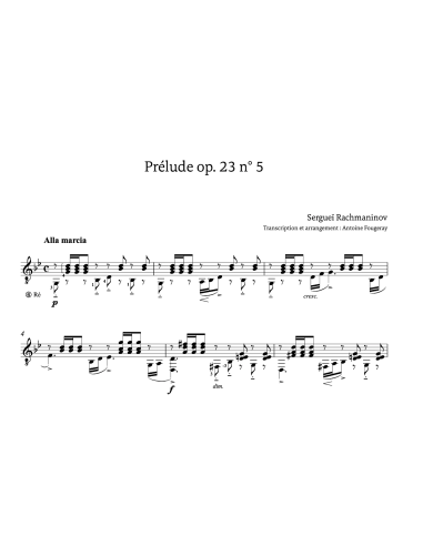 Prélude op. 23 n. 5