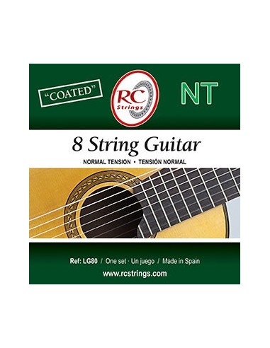 RC Strings Guitarra 8 Cuerdas - Media