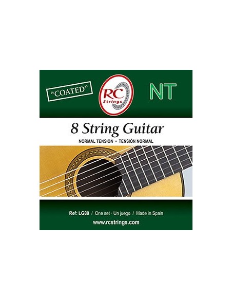 RC Strings Guitarra 8 Cuerdas - Media