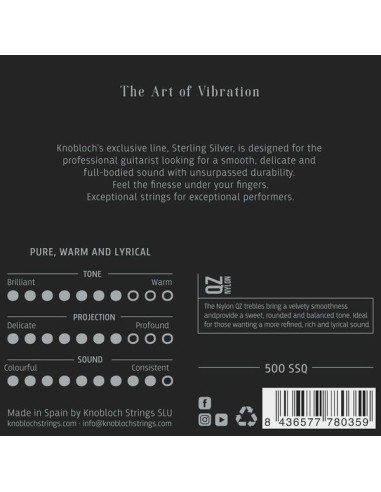 Knobloch Sterling Silver QZ Nylon 500 SSQ - High