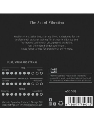 Knobloch Sterling Silver QZ Nylon 400 SSQ - Media Alta