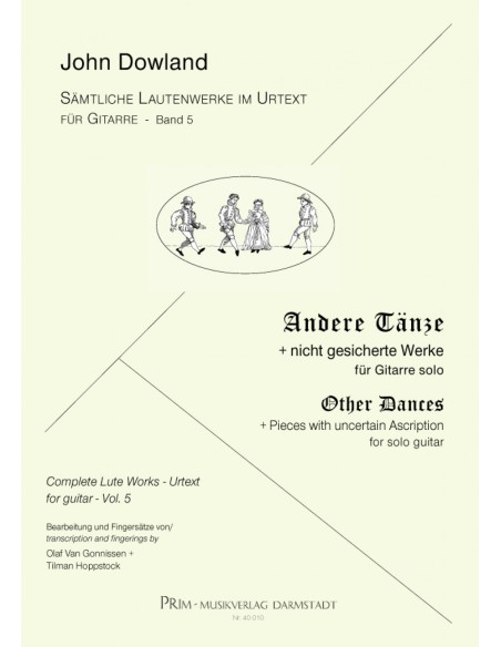 Complete lute works Vol. 5 (Urtext). Other Dances & Pieces of uncertain Ascription