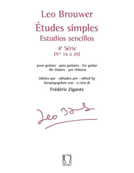 Études simples: 4è Série (16 - 20)