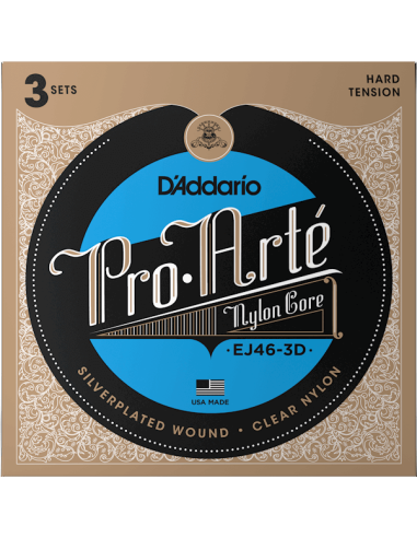 D'Addario Pro Arte EJ46-3D - 3 Sets - Alta