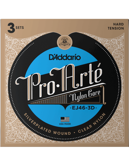 D'Addario Pro Arte EJ46-3D - 3 Sets - High