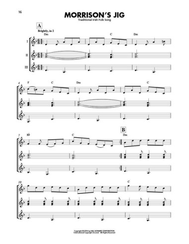 Essential Elements. Irish Jigs & Reels for 3 or More Guitars