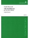 Tre madrigali per voce sola e chitarra