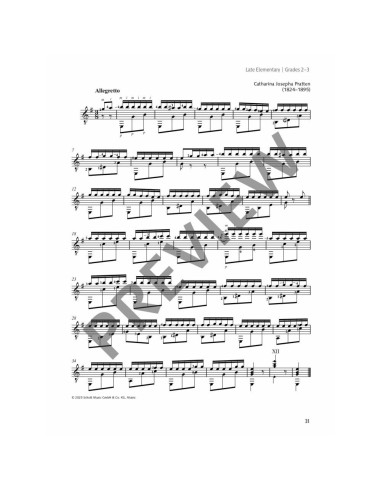 Women composers. A graded anthology for guitar.